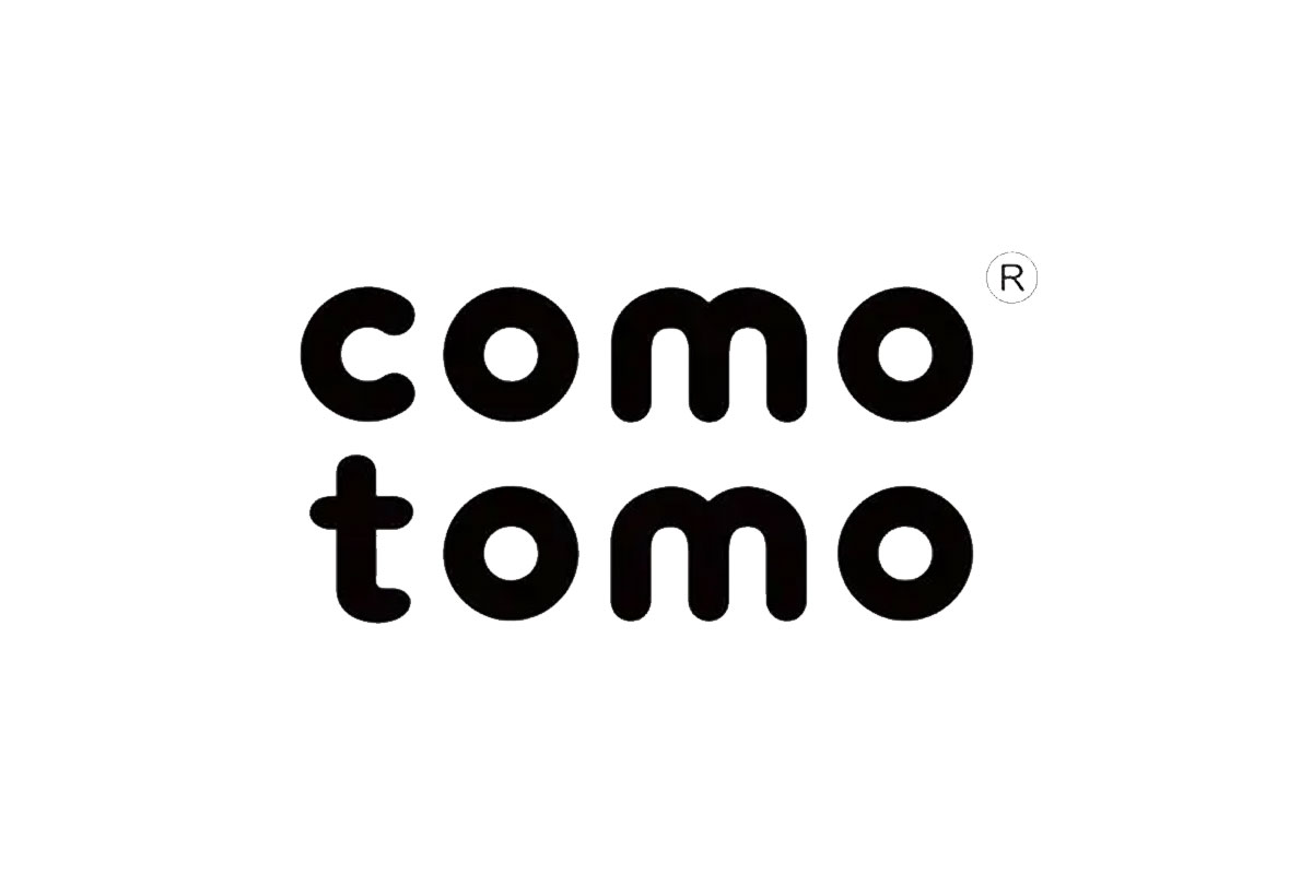Comotomo可么多么品牌LOGO设计-字体元素标志设计