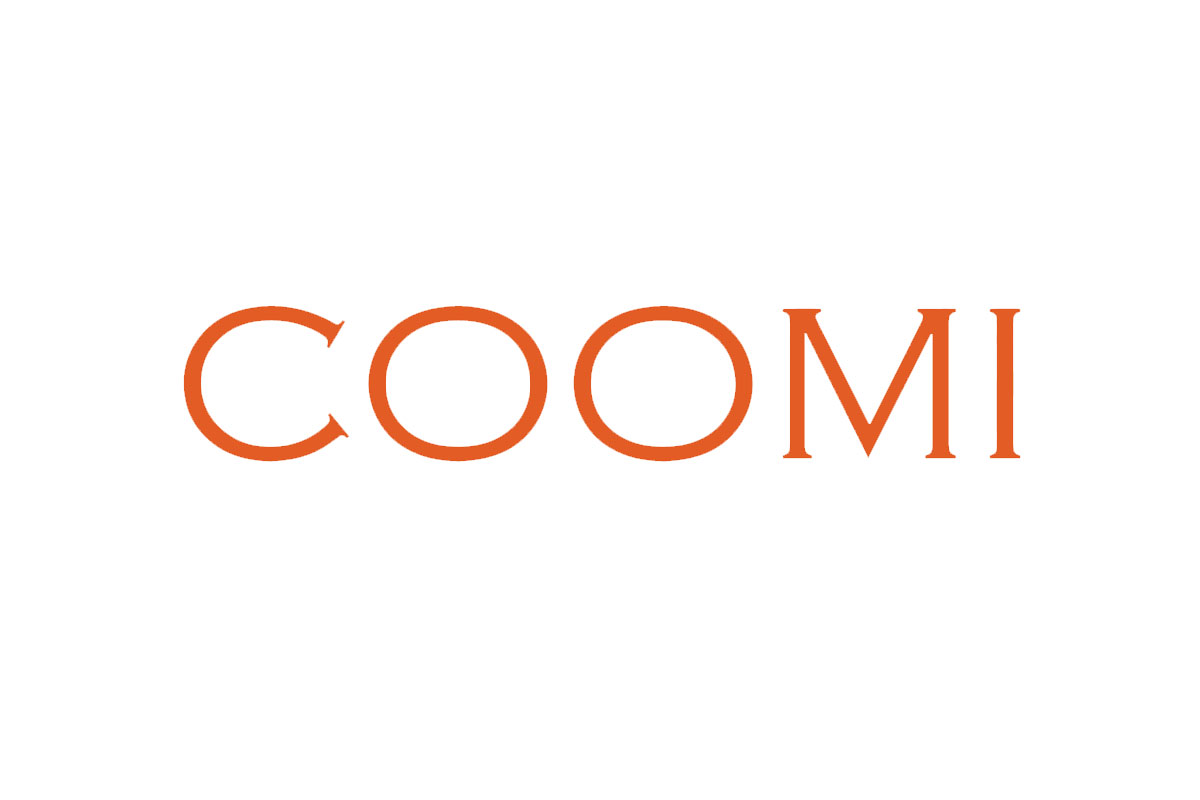 Coomi品牌LOGO设计案例-字母元素标志设计