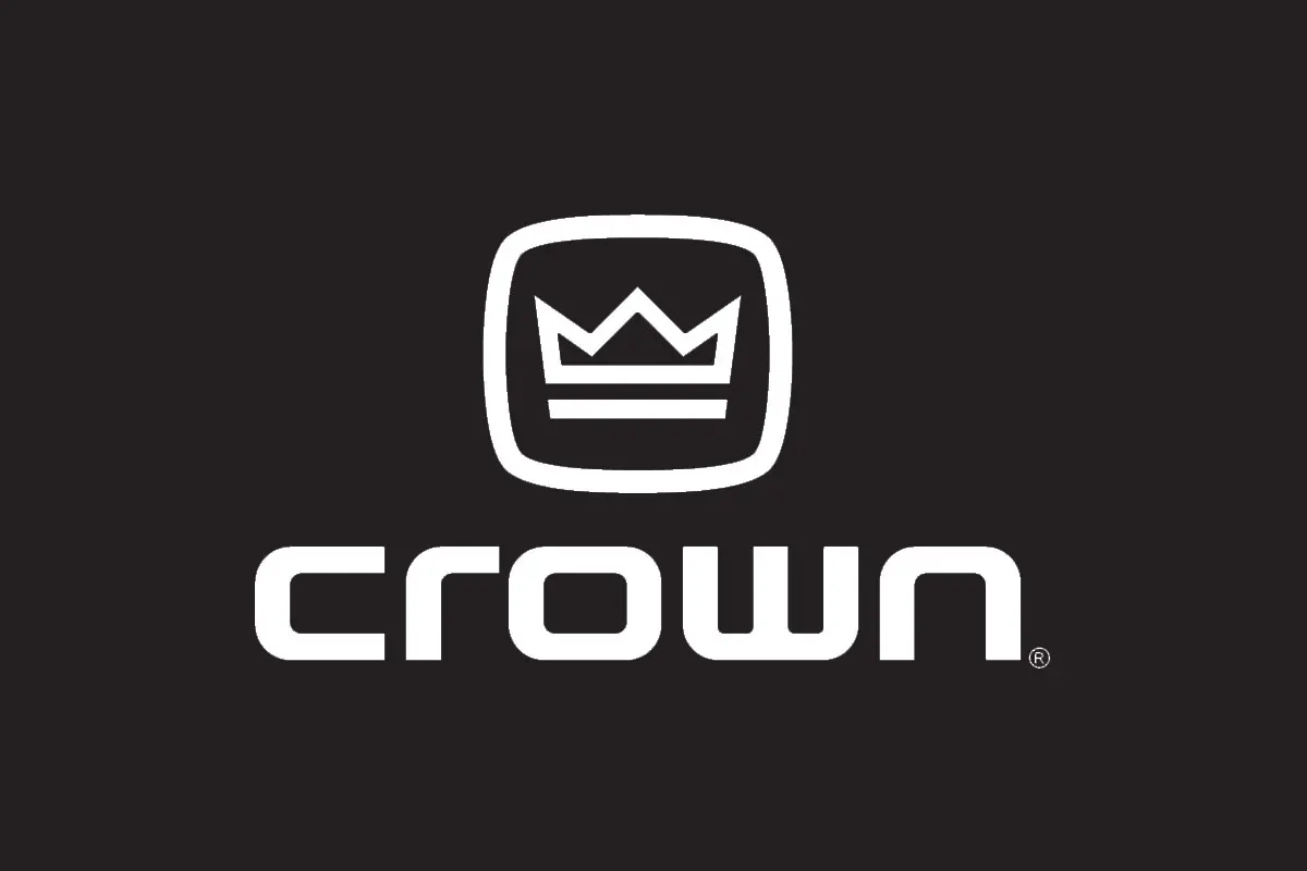 Crown皇冠品牌反白LOGO