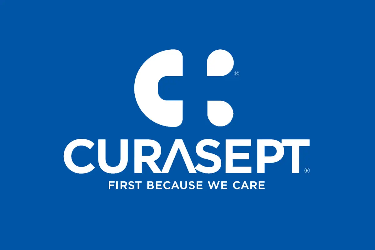 Curasept品牌反白LOGO