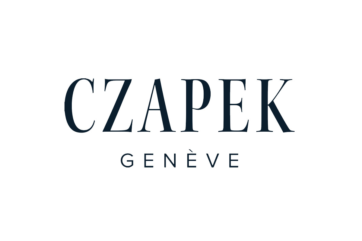 Czapek & Cie品牌LOGO设计案例-字母元素标志设计