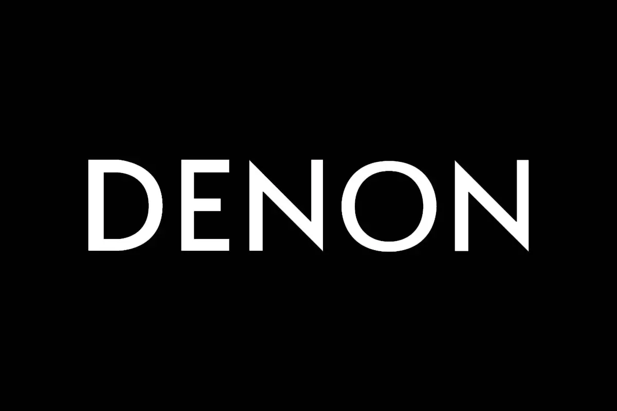 DENON天龙品牌反白LOGO