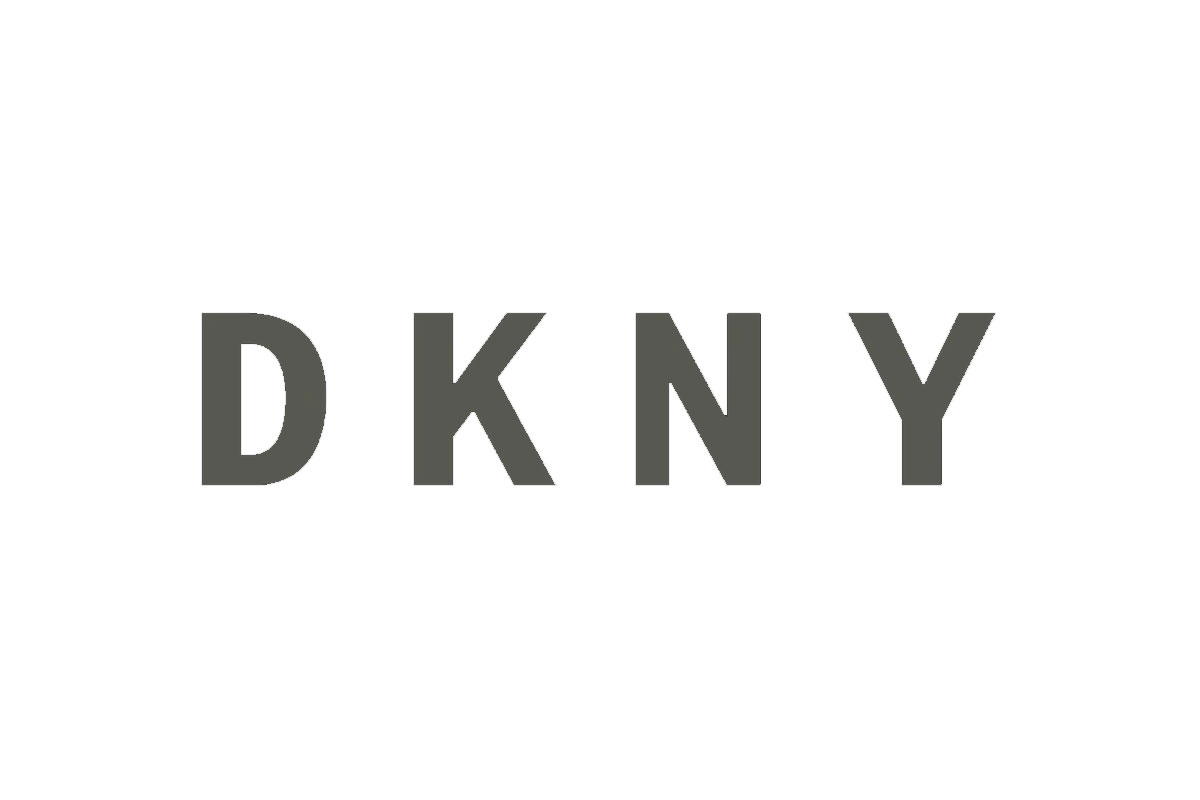 DKNY品牌LOGO设计案例-字母元素标志设计