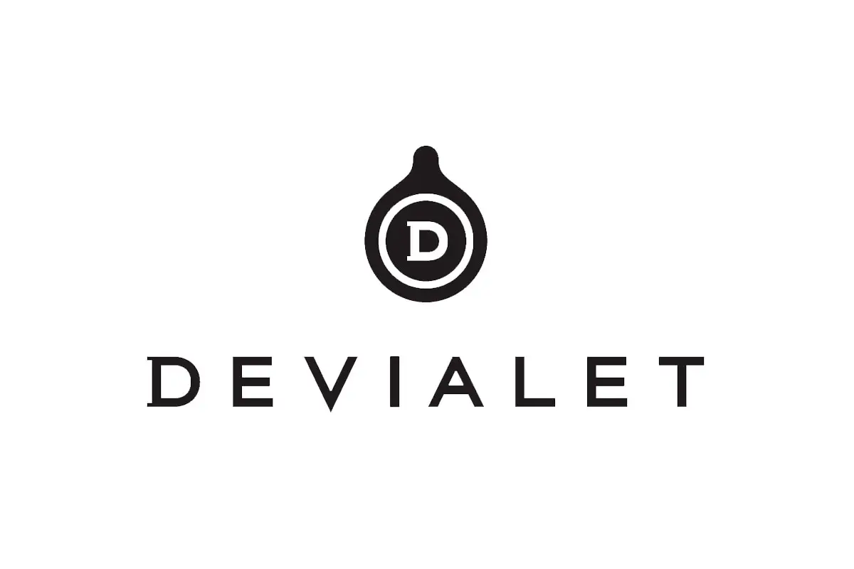 Devialet帝瓦雷品牌LOGO设计案例-字母元素标志设计