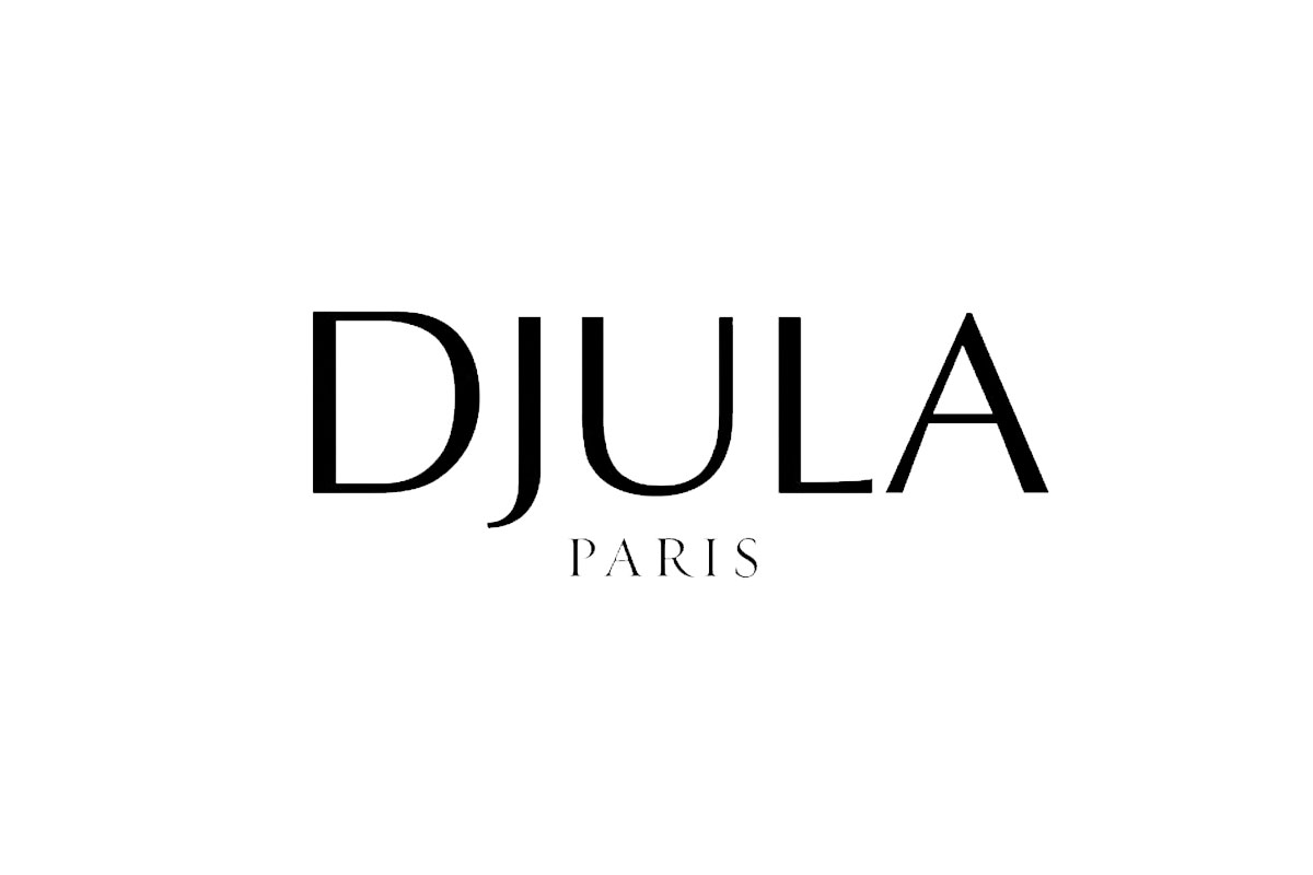 Djula茱蕊品牌LOGO设计案例-字母元素标志设计