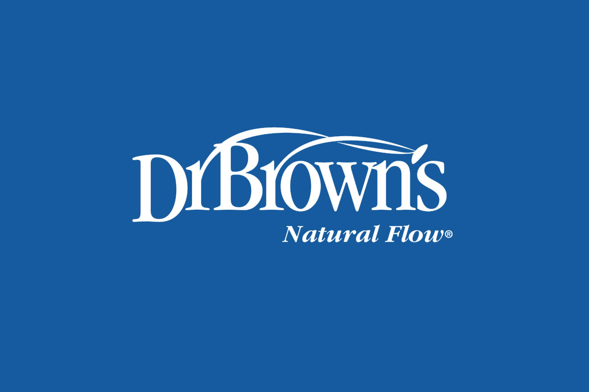 Dr. Brown's布朗博士品牌反白LOGO