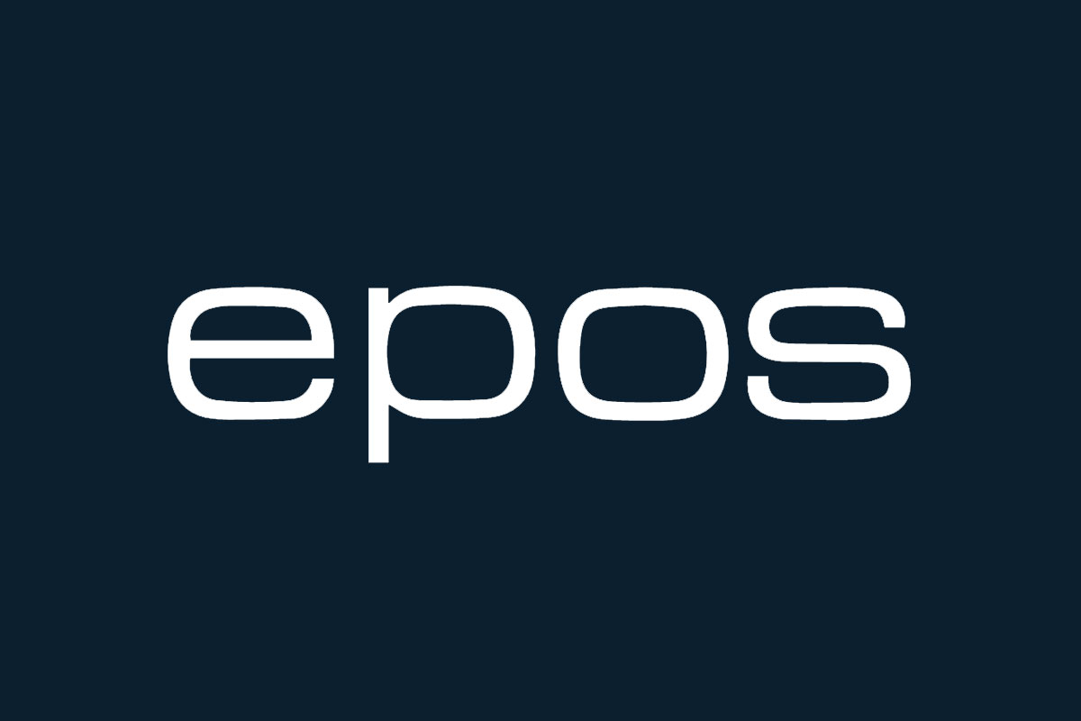 EPOS爱宝时品牌反白LOGO