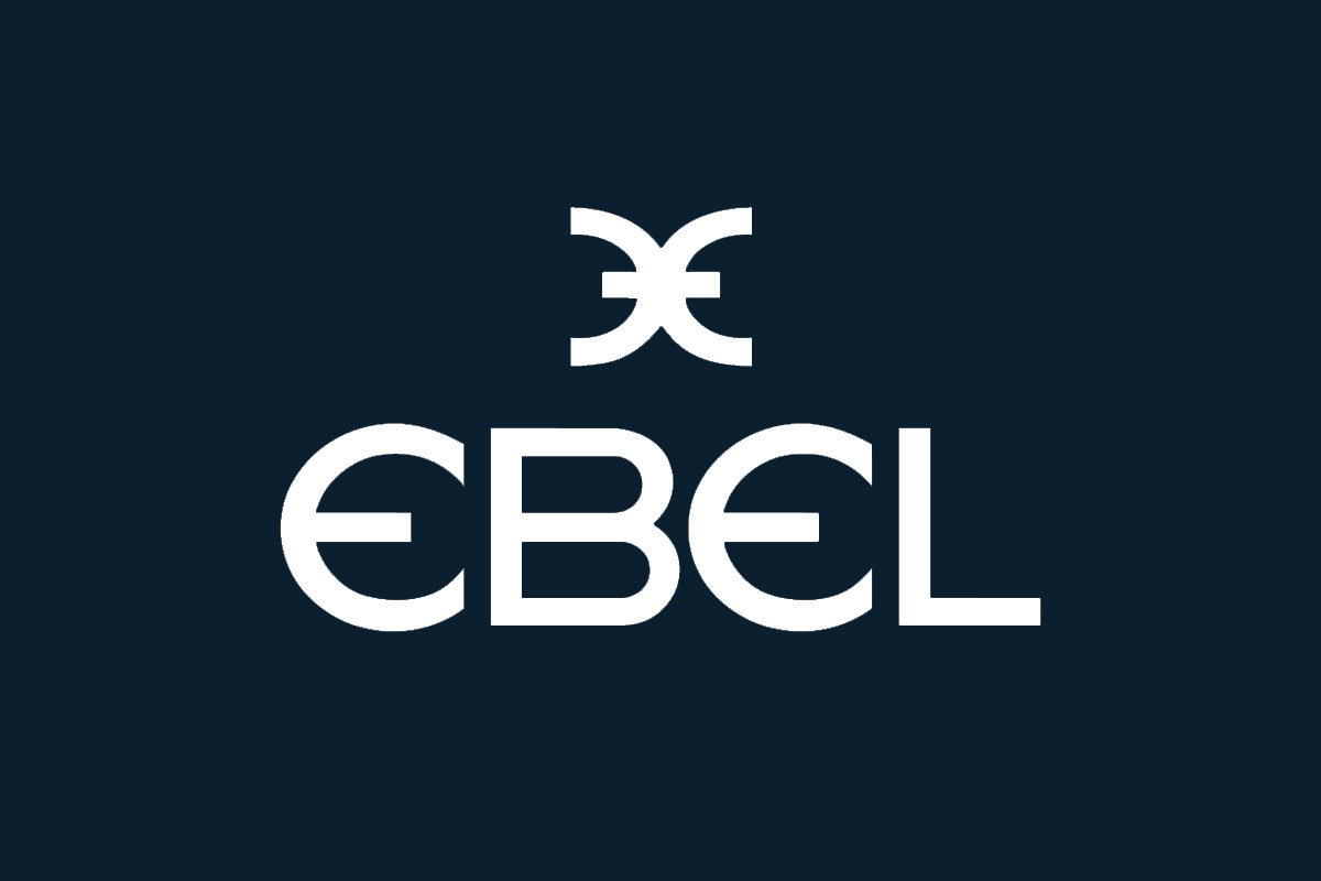 Ebel玉宝品牌反白LOGO