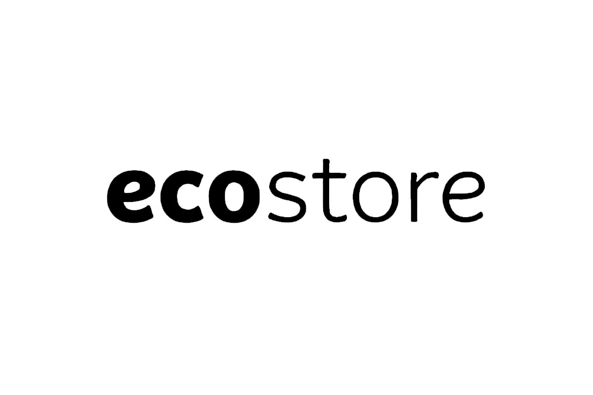 Ecostore宜可诚品牌LOGO设计案例-字体元素标志设计