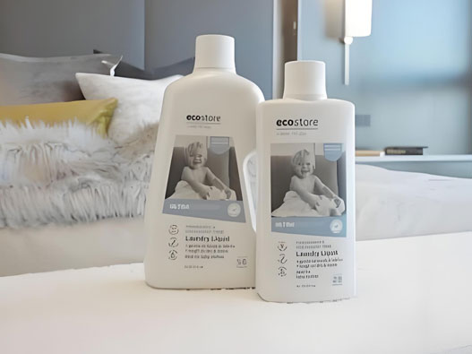 Ecostore宜可诚标志设计含义及洗衣液品牌设计理念
