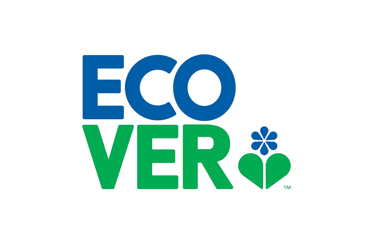 Ecover品牌LOGO设计案例-字体元素标志设计