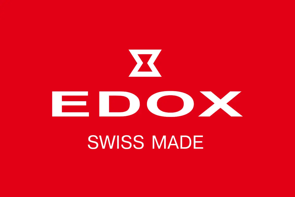 Edox依度品牌反白LOGO