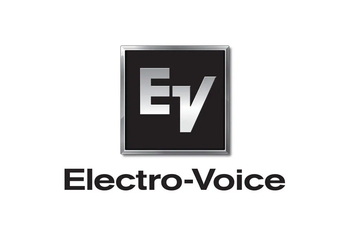 Electro Voice品牌LOGO设计案例-字母元素标志设计