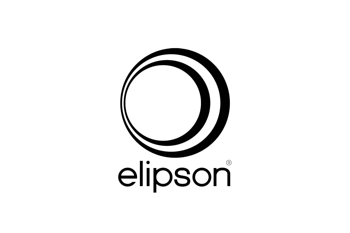 Elipson伊丽声品牌LOGO设计案例-字母元素标志设计