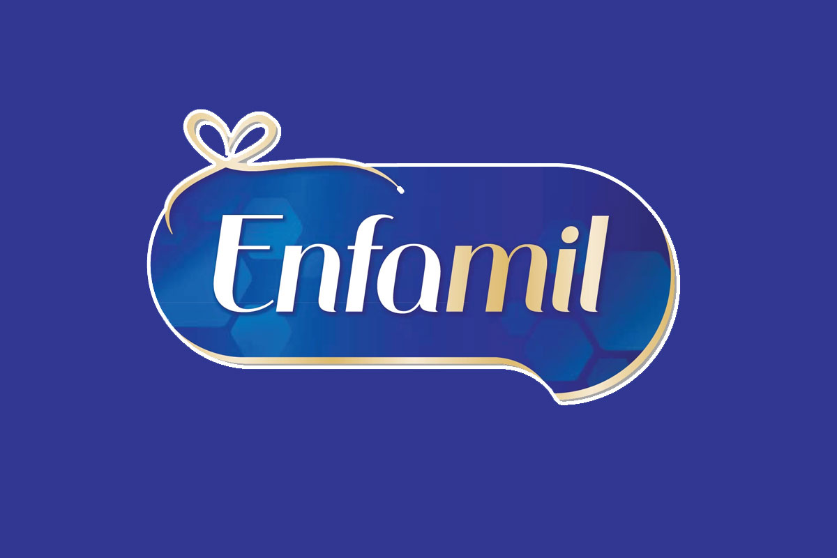 Enfamil品牌反白LOGO