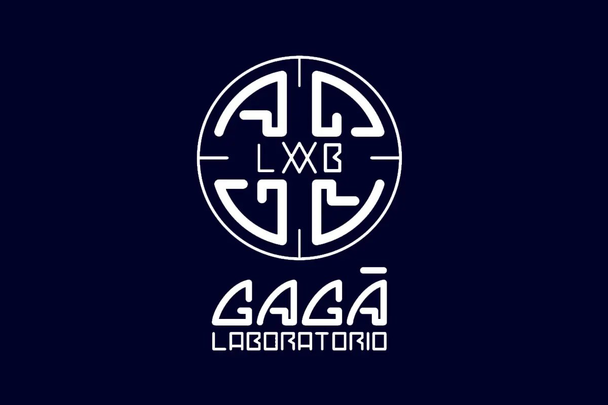 GAGA LABORATORIO品牌LOGO设计-机械元素标志设计