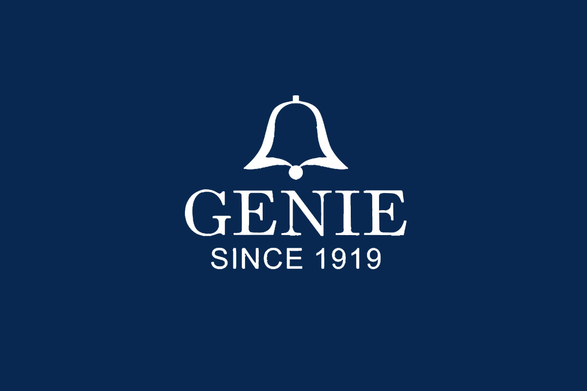 GENIE爵尼表品牌反白LOGO