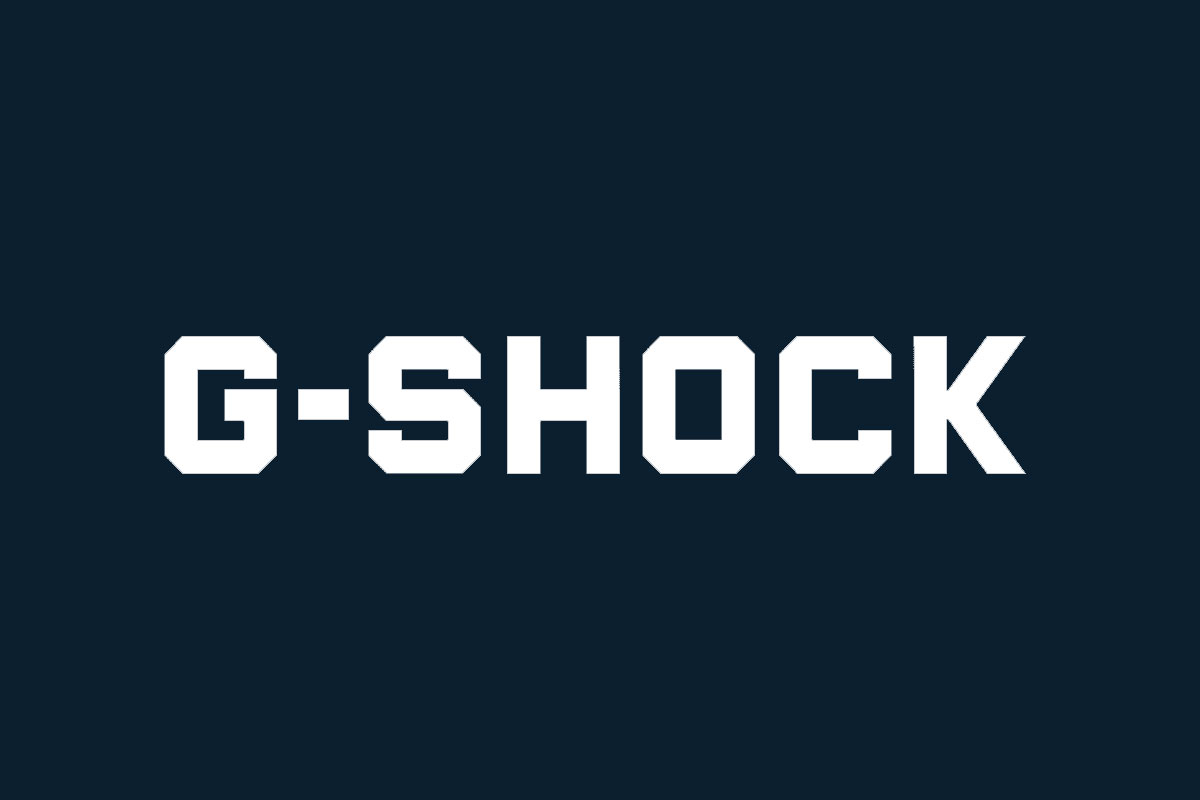 G-Shock品牌反白LOGO