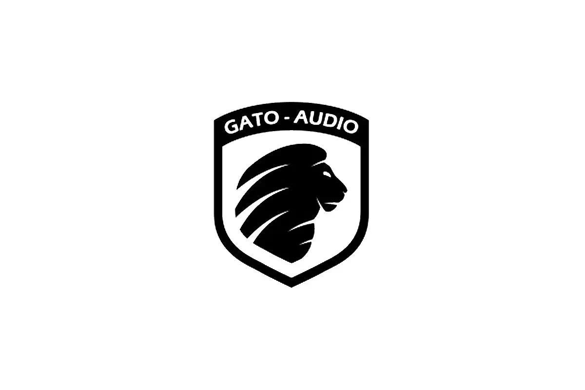Gato Audio品牌LOGO设计案例-狮子元素标志设计