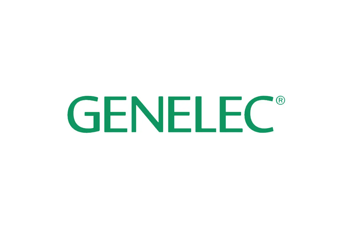Genelec真力品牌LOGO设计案例-字母元素标志设计