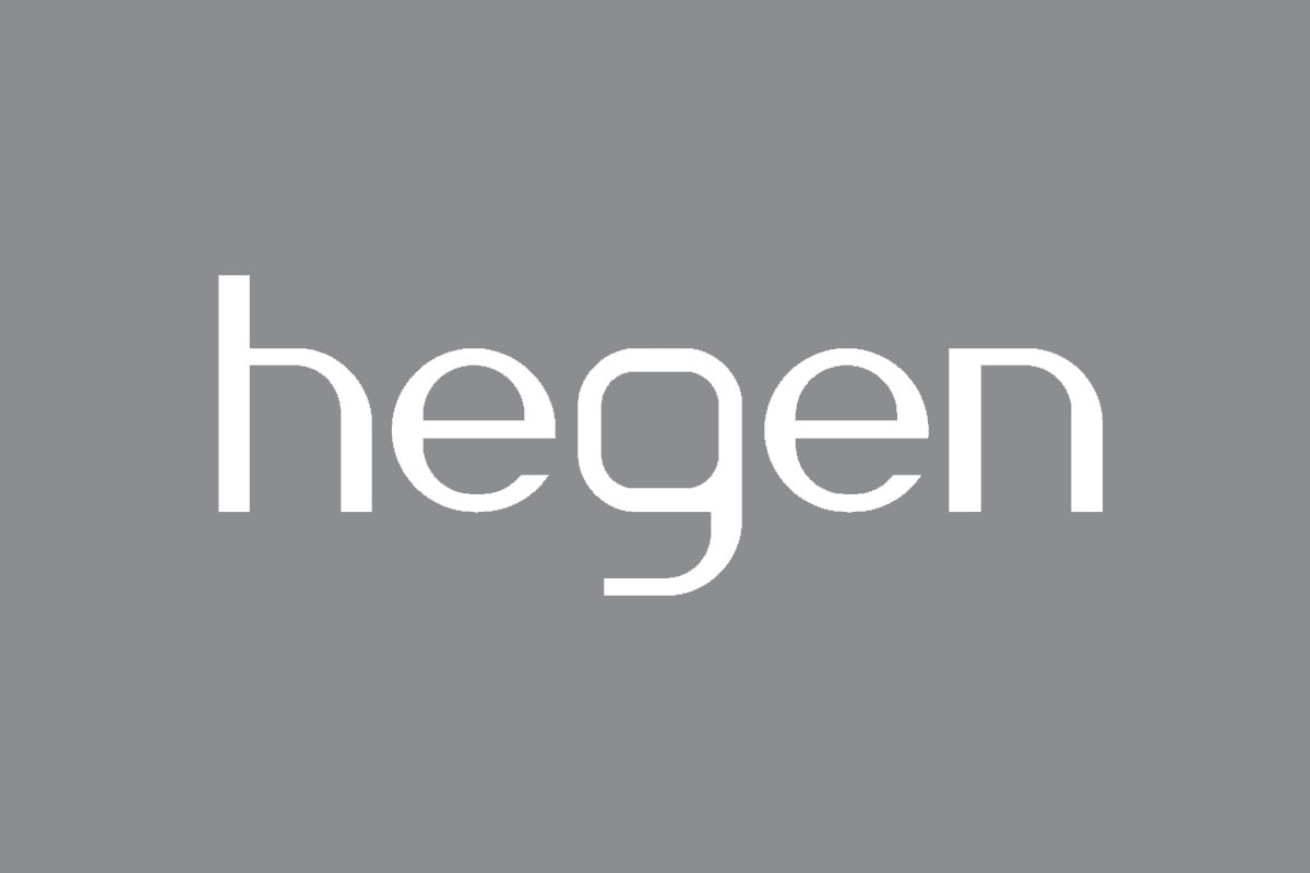 Hegen赫根品牌反白LOGO