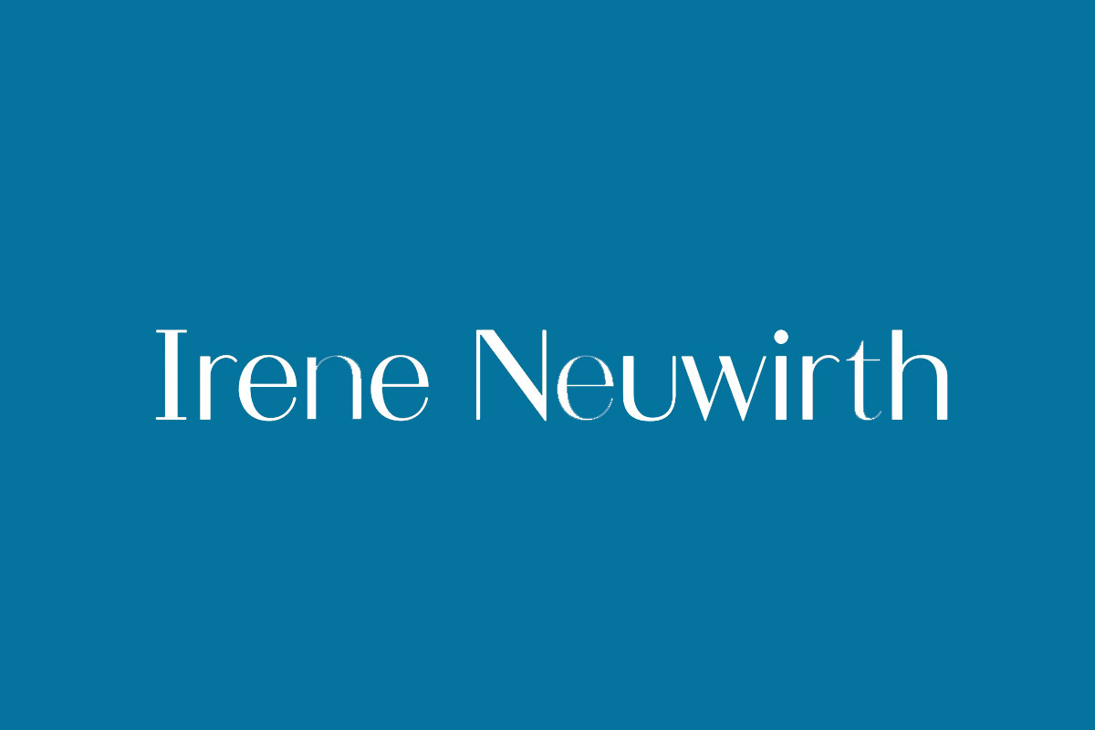 Irene Neuwirth品牌反白LOGO
