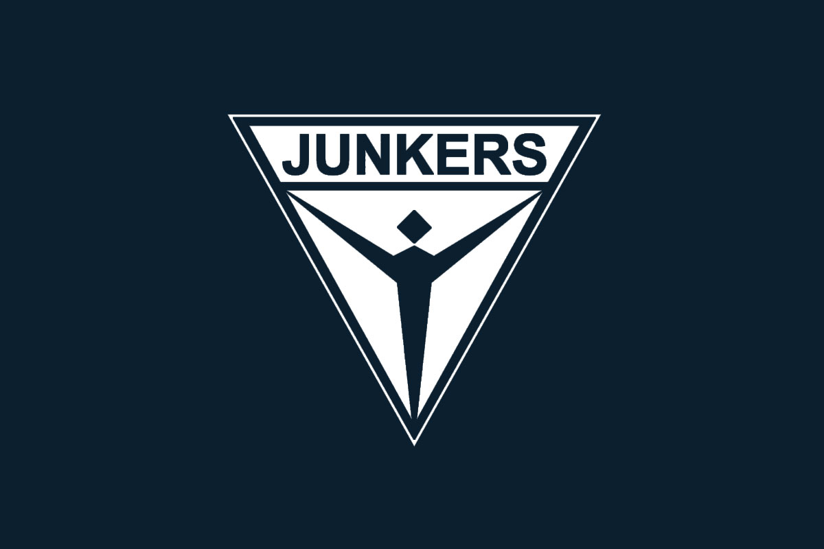 JUNKERS勇克士品牌反白LOGO