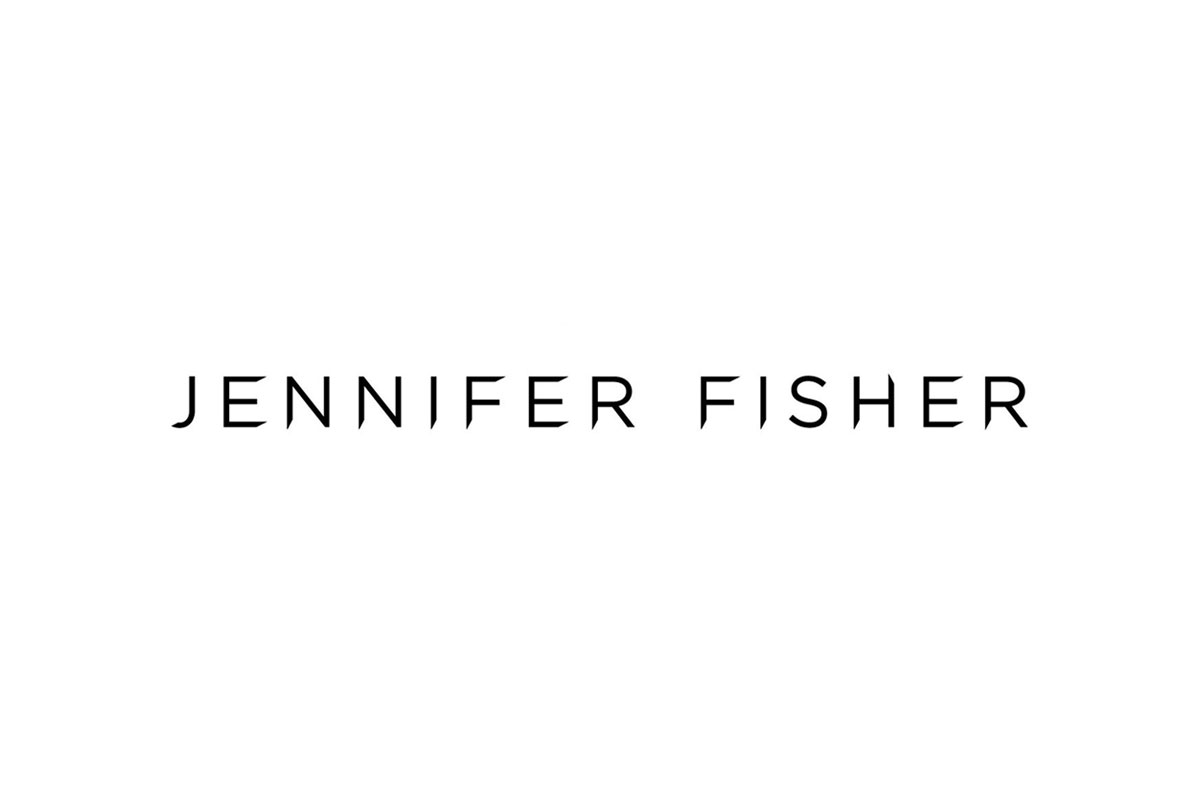 Jennifer Fisher品牌LOGO设计案例-字母元素标志设计