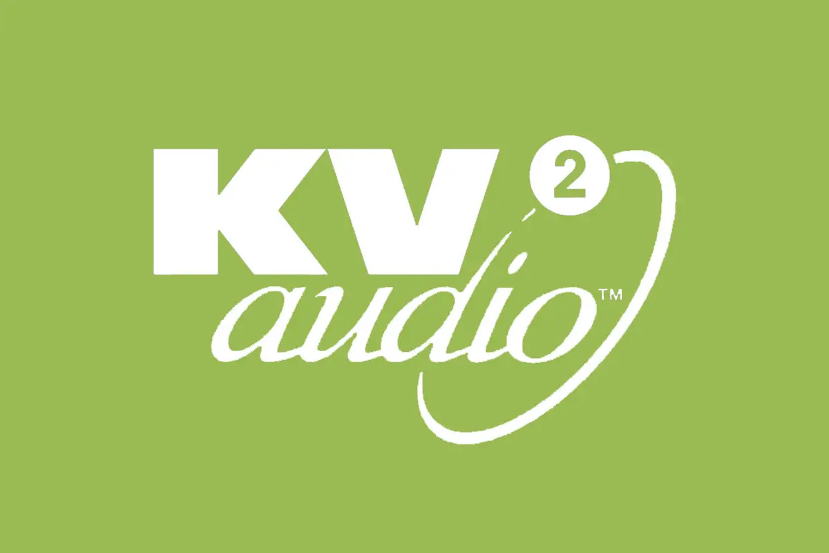 KV2 Audio品牌反白LOGO