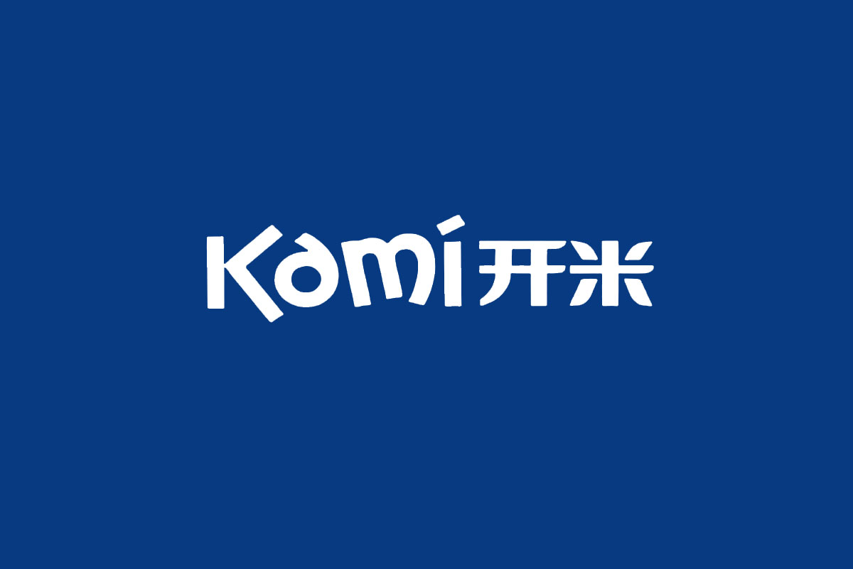 Kami开米品牌反白LOGO