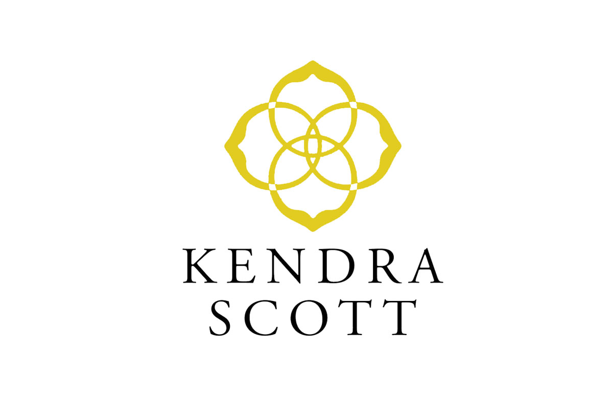 Kendra Scott品牌LOGO设计案例-字母元素标志设计