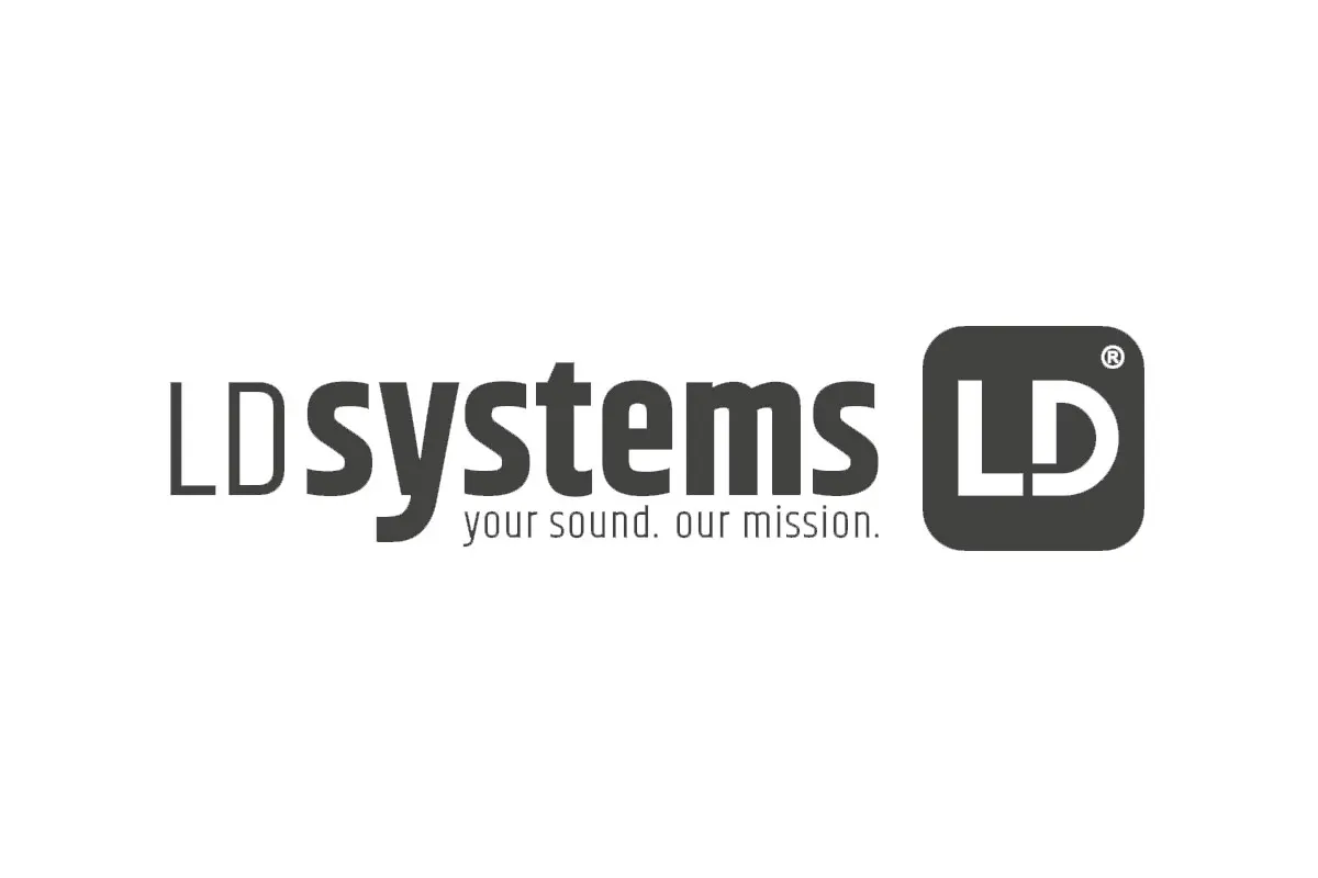 LD Systems品牌LOGO设计案例-字母元素标志设计