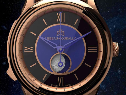LEBEAU COURALLY标志设计含义及手表品牌设计理念