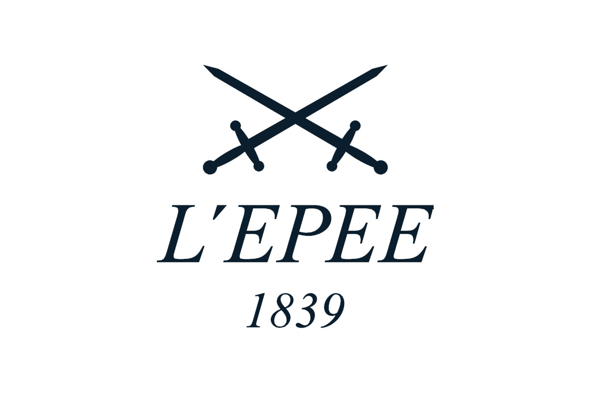 L’Epée 1839品牌LOGO设计案例-剑元素标志设计