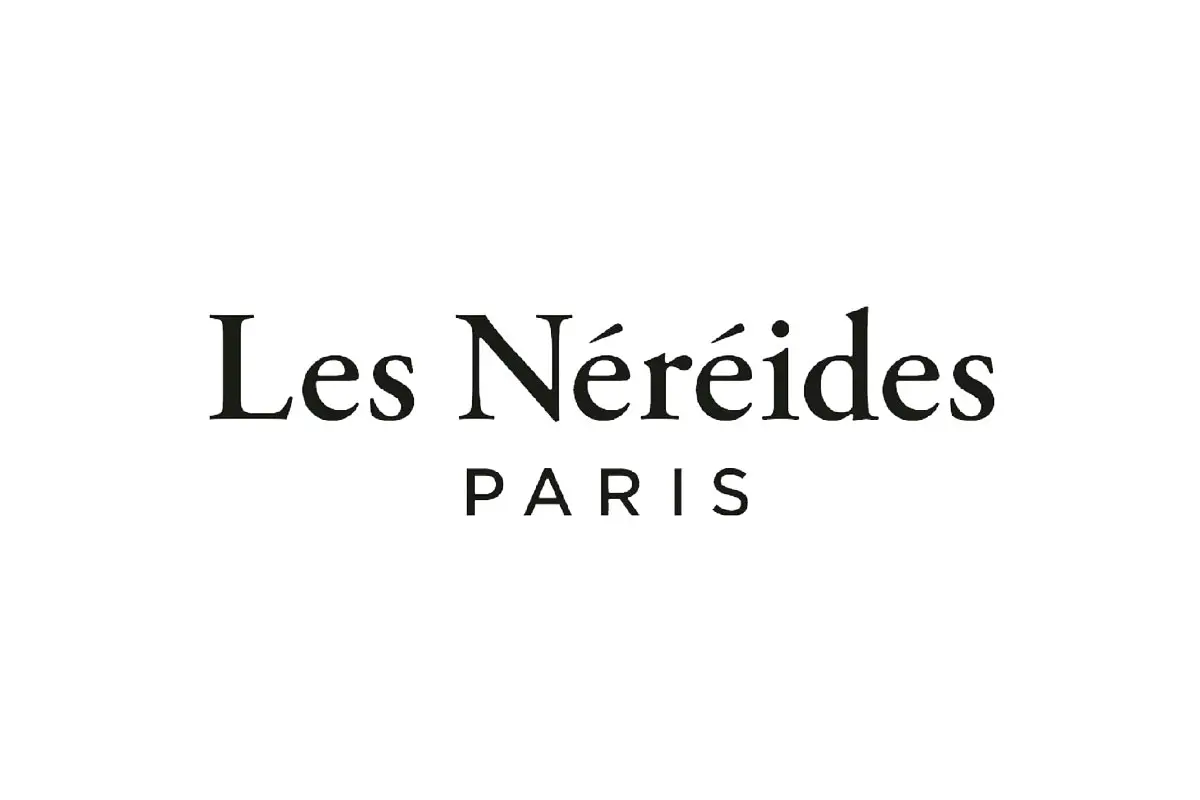 Les Néréides品牌LOGO设计案例-字母元素标志设计