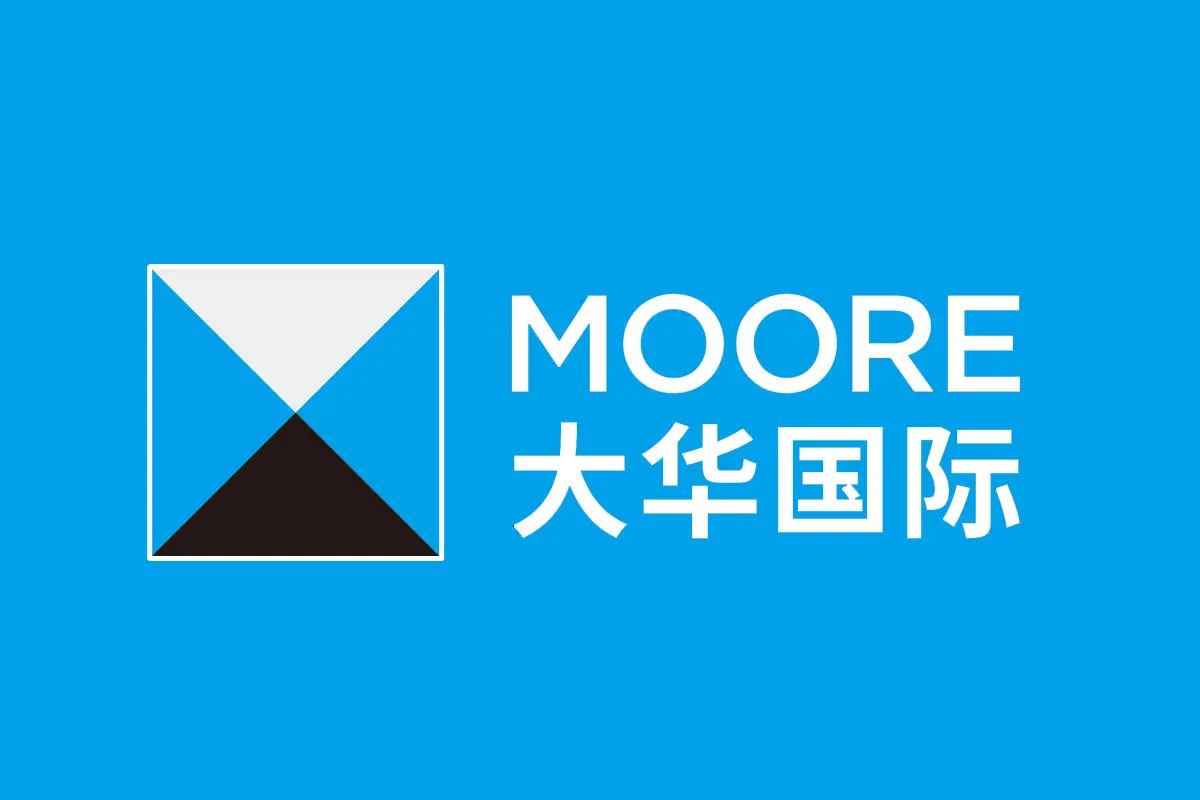 大华会计师事务所品牌反白LOGO