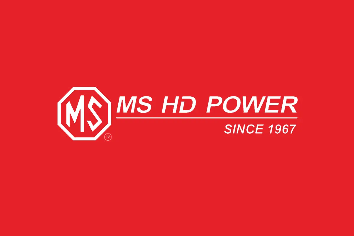 MS HD POWER品牌反白LOGO