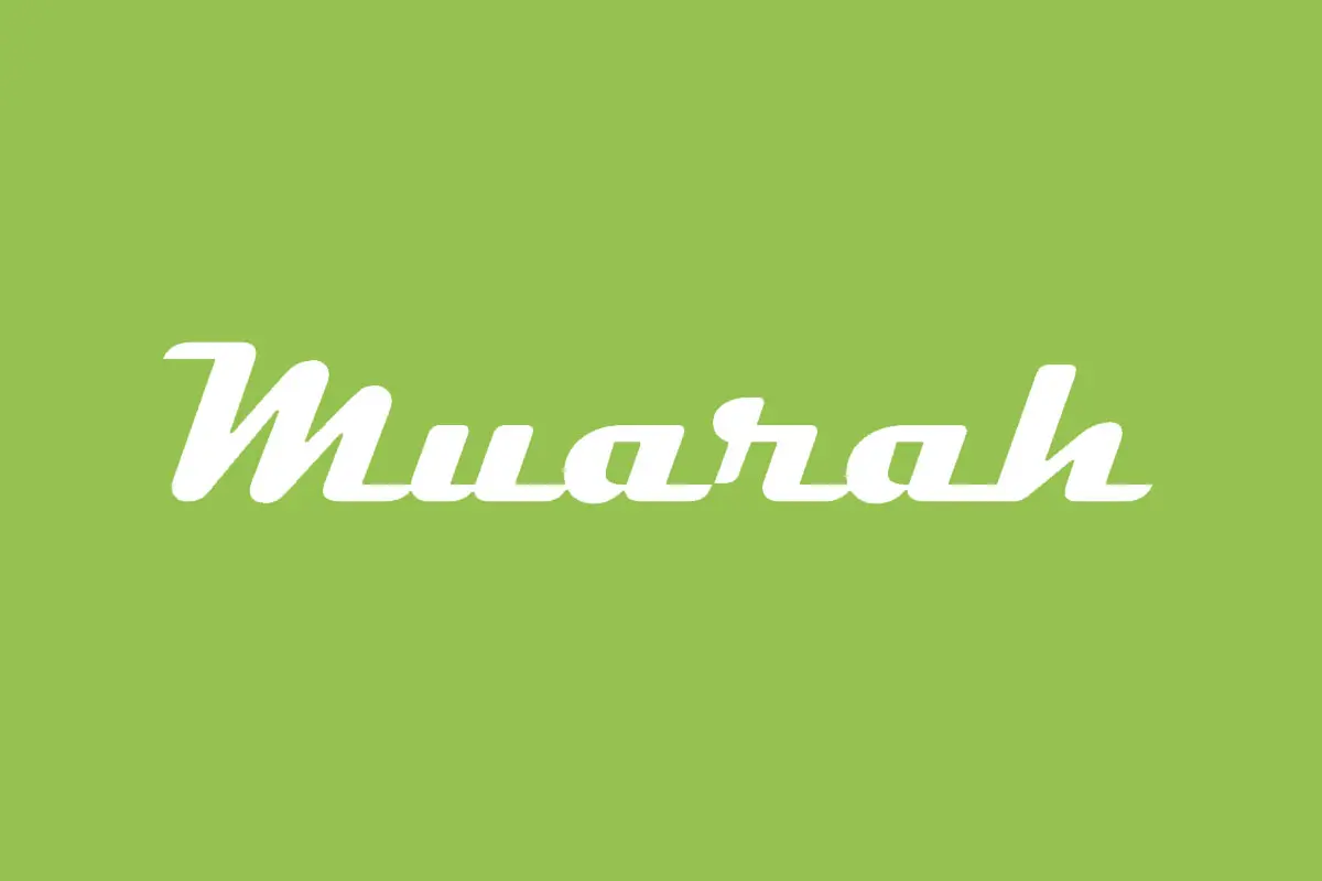 MUARAH品牌反白LOGO