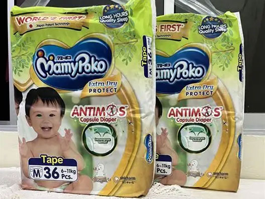 MamyPoko妈咪宝贝标志设计含义及纸尿裤品牌设计理念