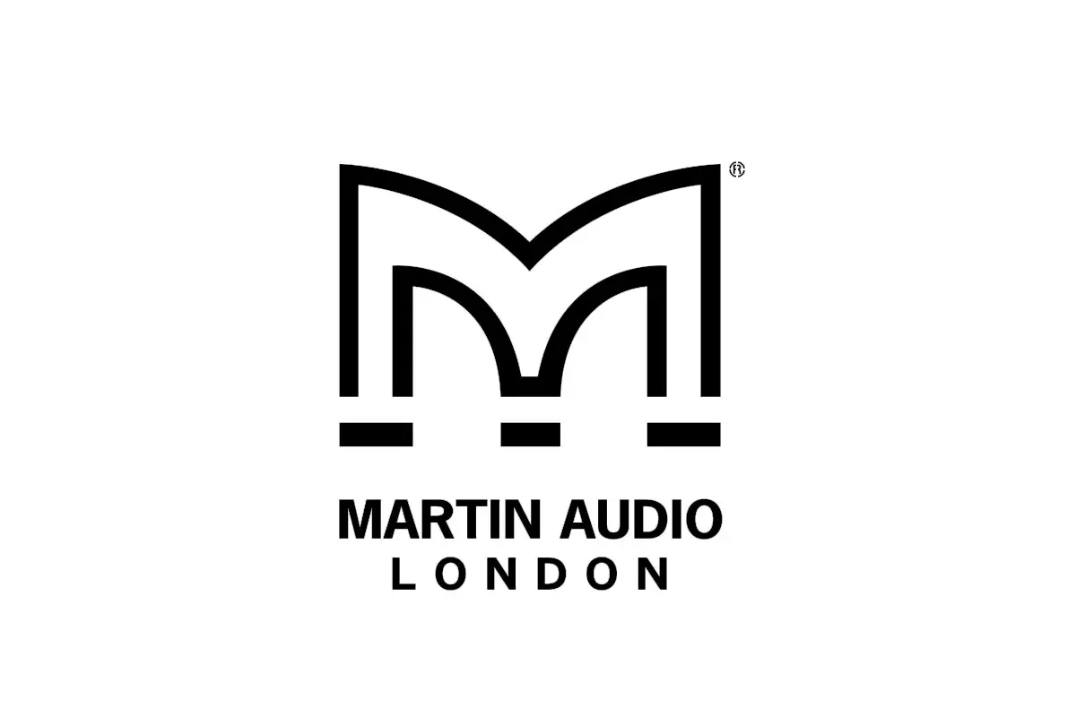 Martin Audio玛田品牌LOGO设计案例-M字母元素标志设计