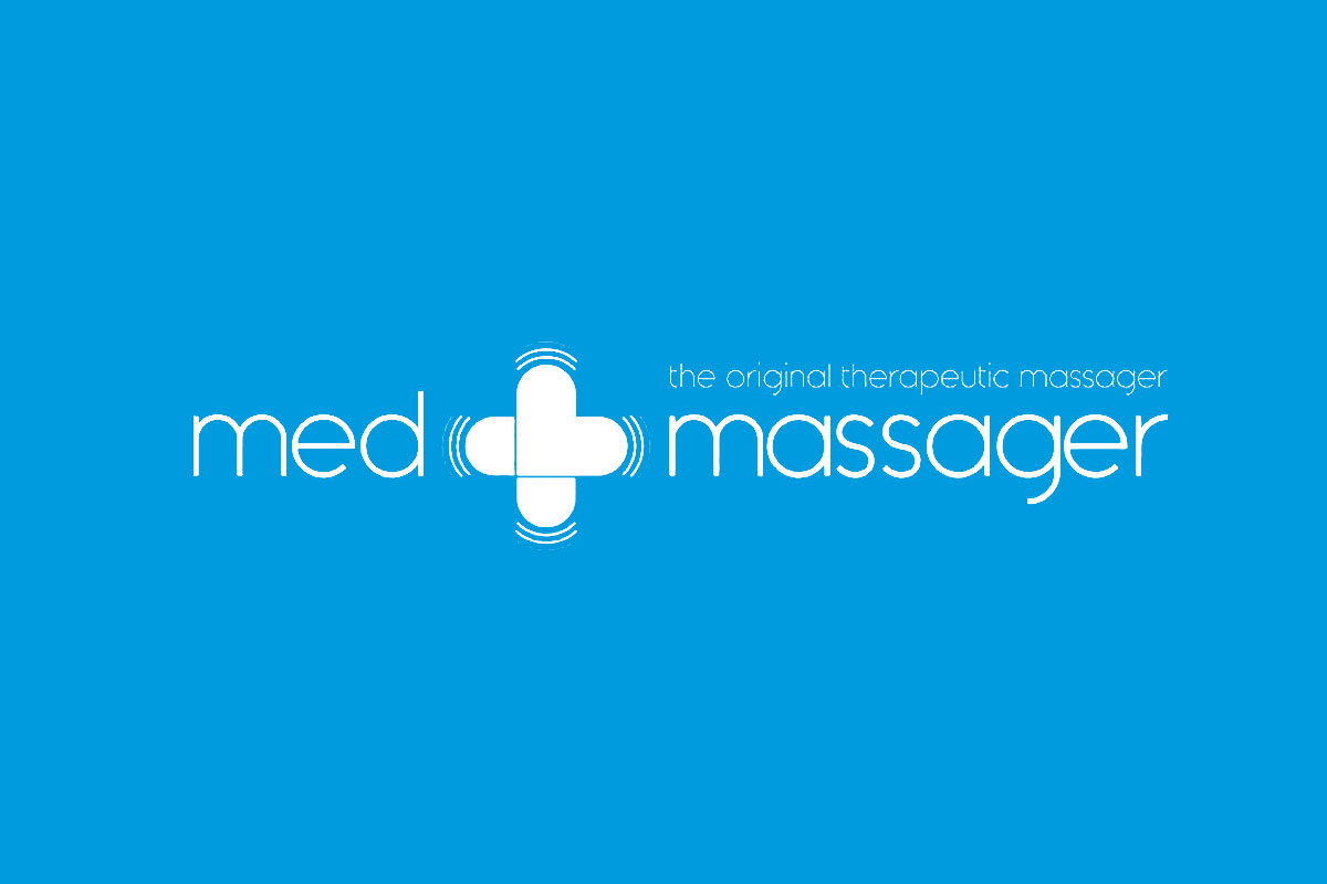 MedMassager品牌反白LOGO
