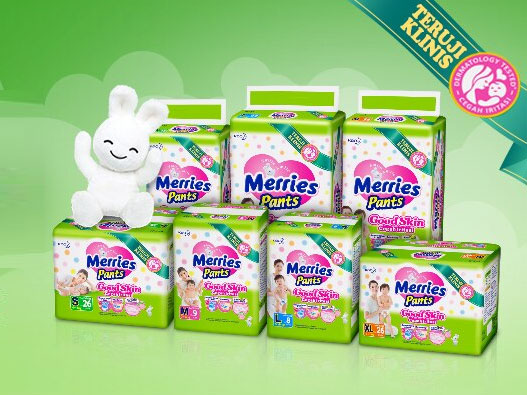Merries妙而舒标志设计含义及纸尿裤品牌设计理念