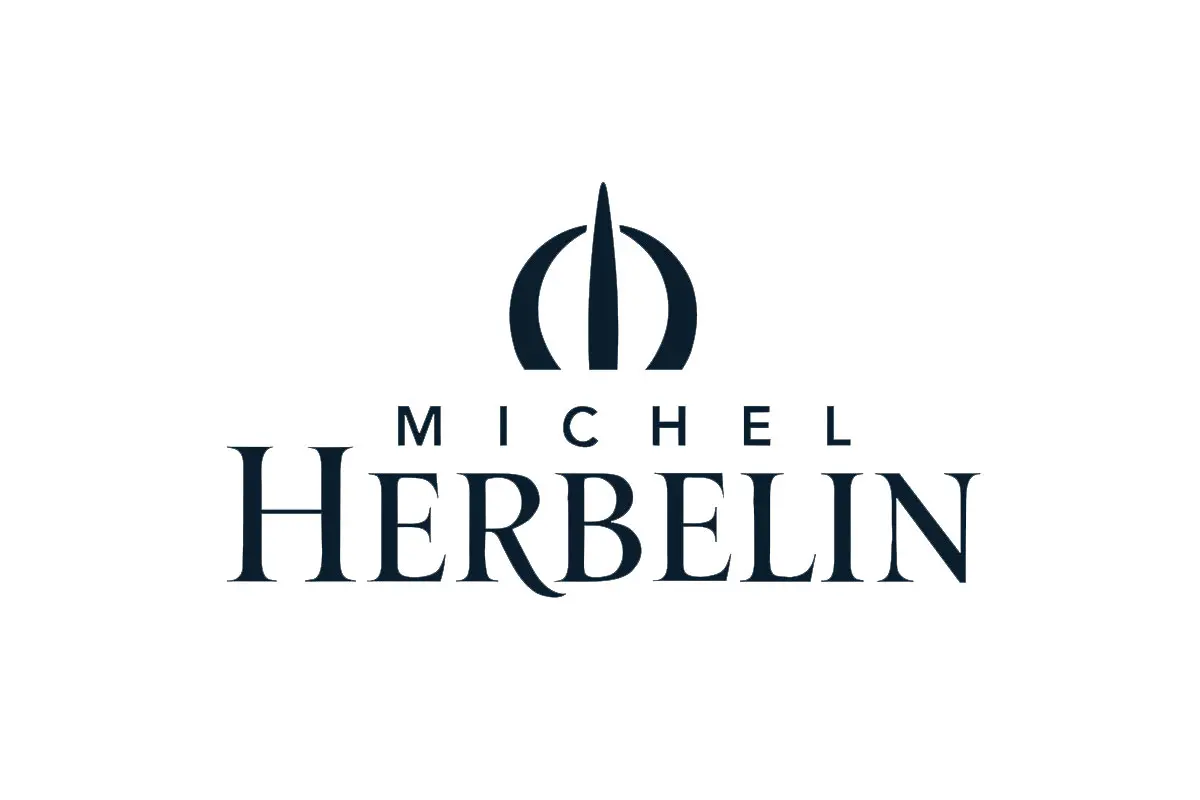 Michel Herbelin赫柏林品牌LOGO设计案例-表盘元素标志设计