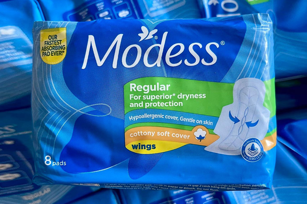 Modess品牌包装