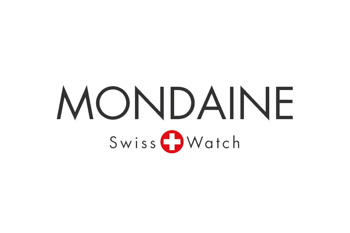 Mondaine国铁表品牌LOGO设计案例-字母元素标志设计