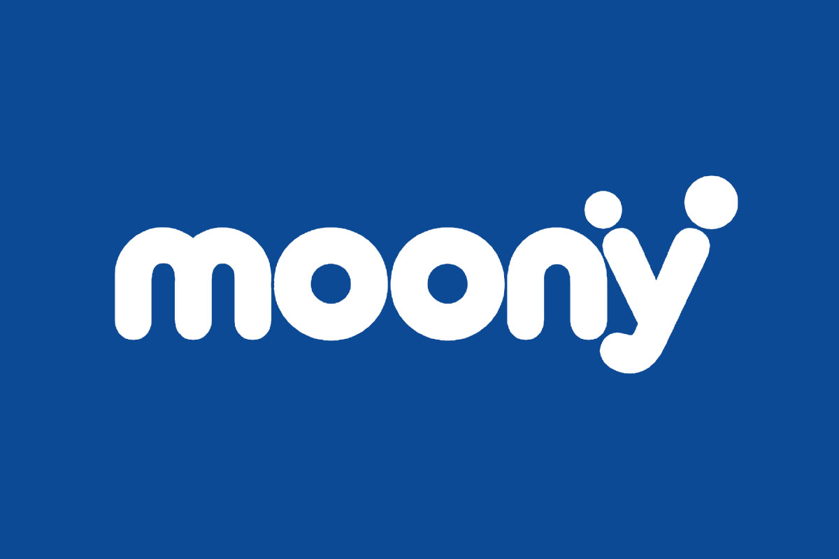 Moony尤妮佳品牌反白LOGO