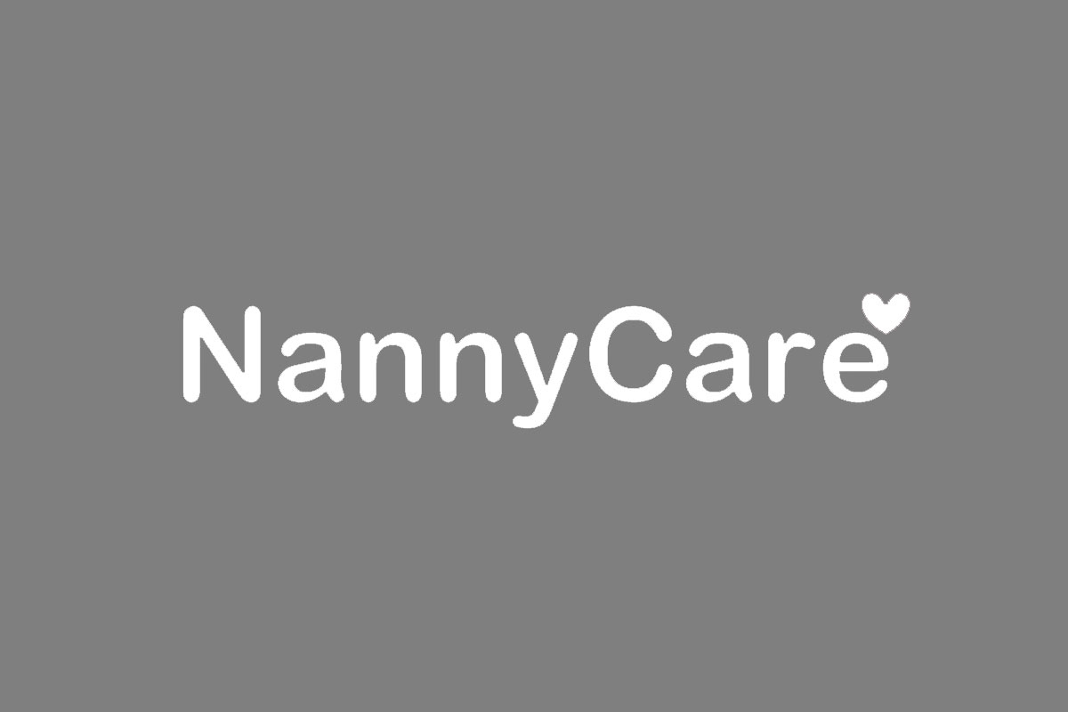 Nannycare品牌反白LOGO
