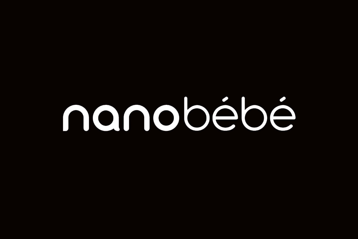 Nanobébé品牌反白LOGO