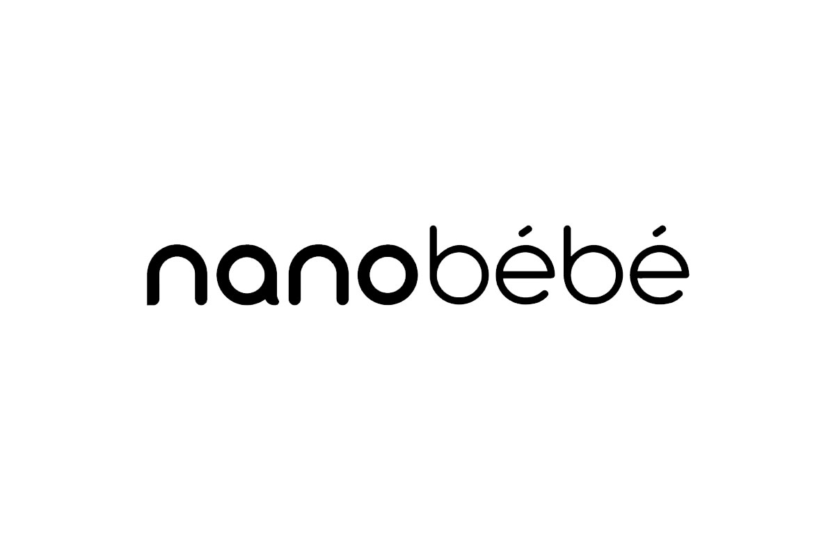 Nanobébé品牌LOGO设计案例-字体元素标志设计