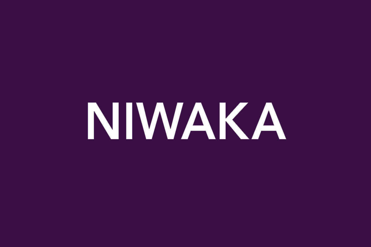 Niwaka品牌反白LOGO